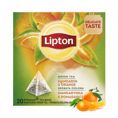 Herbata LIPTON Mandarynka i Pomarańcza (20 sztuk)