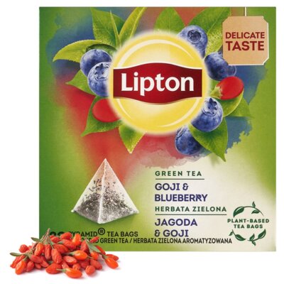 Herbata w saszetkach LIPTON Jagoda Goji (20 sztuk)