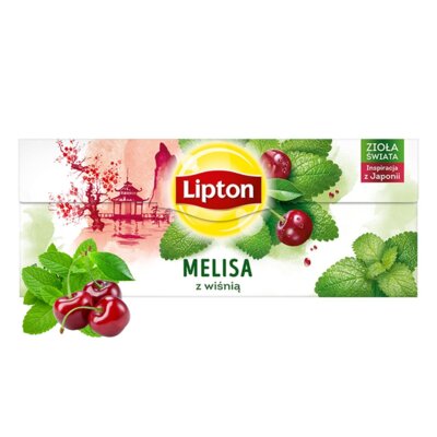 Herbata LIPTON Melisa z Wiśnią (20 sztuk)