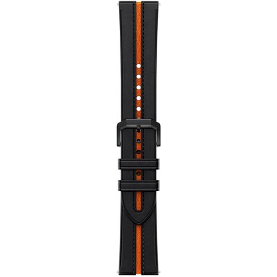 Pasek XIAOMI do Watch 5 active/lite/S3/2/2 Pro Czarno-pomarańczowy