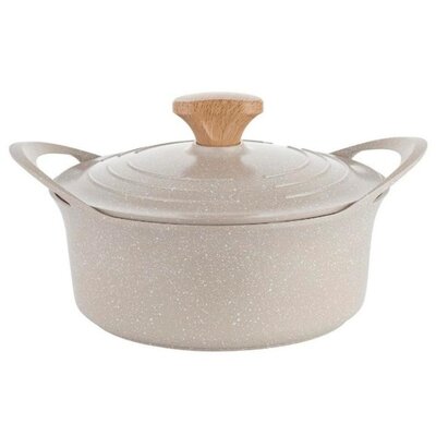 Garnek FLORINA Oslo 6.7L Kremowy