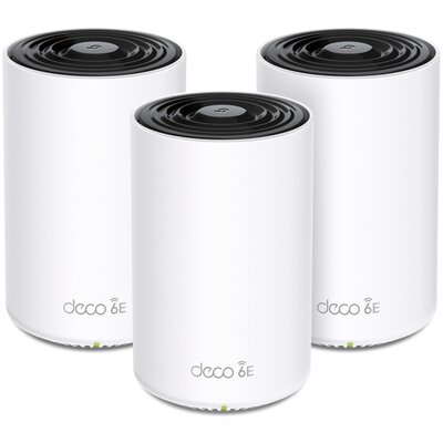 Router TP-LINK Deco XE75 2.4 / 5 / 6 GHz (TriBand), Wi-Fi Mesh (3 szt.)