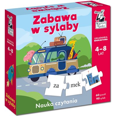 Gra edukacyjna KAPITAN NAUKA Zabawa w sylaby