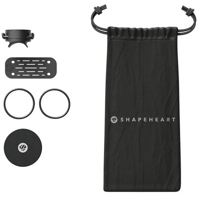 Uchwyt na telefon do roweru SHAPEHEART SR-Bike Uni Czarny
