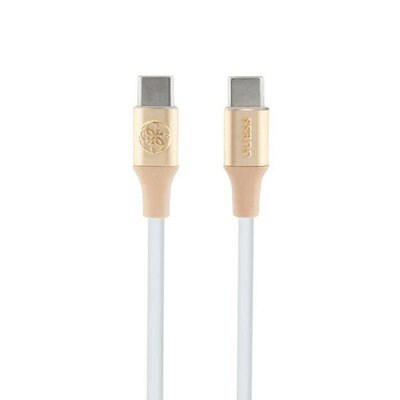 Kabel USB-C - USB-C GUESS Fast Charging 1.5m Złoty