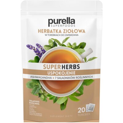 Herbata PURELLA Superherbs Uspokojenie (20 sztuk)