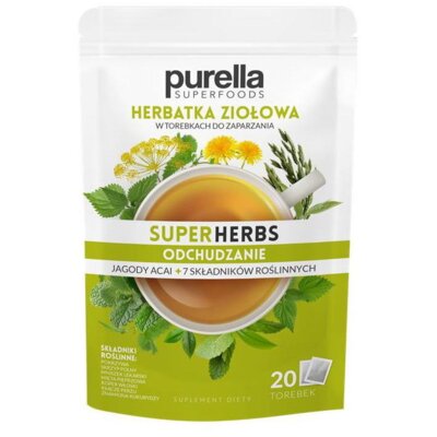 Herbata PURELLA Superherbs Odchudzanie (20 sztuk)