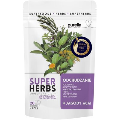 Herbata PURELLA Superherbs Odchudzanie (20 sztuk)