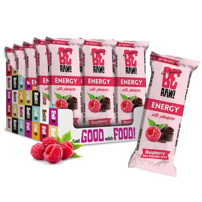 Baton węglowodanowy BERAW Energy Malinowy (15 x 40 g)