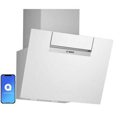 Okap BOSCH DWK67FN20 Białe szkło 768m3/h 56dB klasa A+