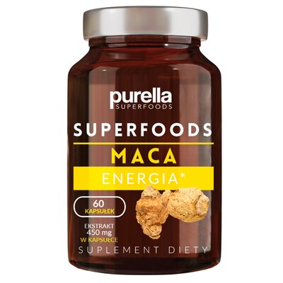 Suplement na energię PURELLA Superfoods Maca (60 kapsułek)
