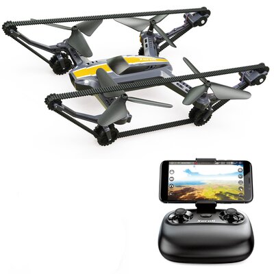 Dron XERALL X-Tankcopter (FPV) Dron terecowy, Transmisja HD na żywo, Kamera 120 stopni, Wi-Fi, Światła LED