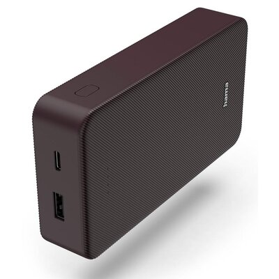 Powerbank HAMA Color 20 20000 mAh Bordowy
