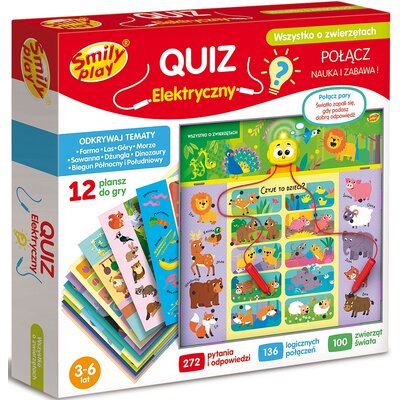Zabawka edukacyjna SMILY PLAY Wszystko O Zwierzętach SP98277