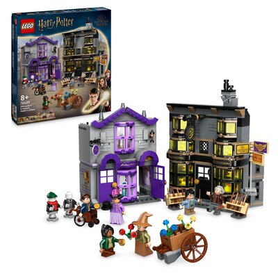 LEGO 76439 Harry Potter Sklepy Ollivandera i Madame Malkin