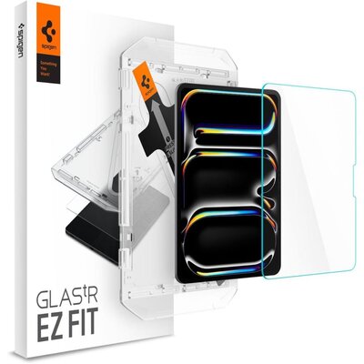Szkło hartowane SPIGEN Glas.TR EZ Fit do Apple iPad Pro 13 7/8 2024-2025 + ramka
