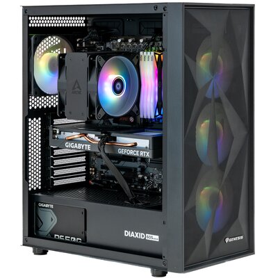 Komputer MAD DOG DIAXID605-I02DR32 i5-14400F 32GB RAM 1TB SSD GeForce RTX4060 DLSS 3 Wi-Fi