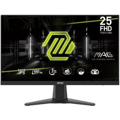 Monitor MSI MAG 256F 24.5” 1920x1080px IPS 180Hz 1ms (GTG)