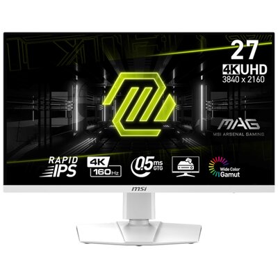 Monitor MSI MAG 274URFW 27” 3840x2160px IPS 160Hz 0.5ms (GTG)