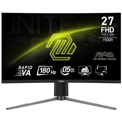 Monitor MSI MAG 27C6PF 27” 1920x1080px 180Hz 0.5ms [GTG] Curved