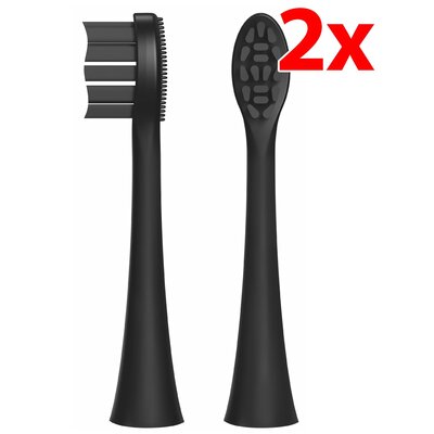 Oryginalna końcówka do szczoteczki sonicznej FEELO Pro Standard Czarny (2 szt.) (Wypustki do czyszczenia języka)