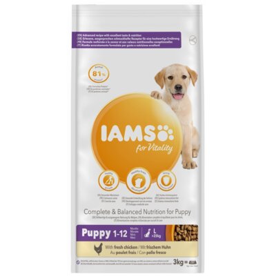 Karma dla psa IAMS For Vitality Puppy Kurczak 3 kg
