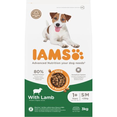 Karma dla psa IAMS For Vitality Adult Small & Medium Breed Lamb 3 kg
