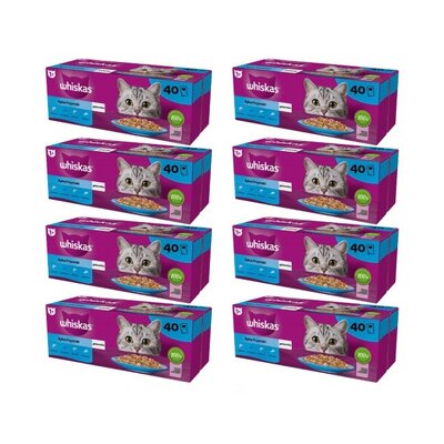 Karma dla kota WHISKAS Rybne Przysmaki (320 x 85 g)