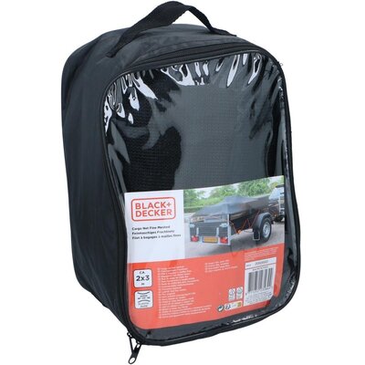 Siatka bagażowa BLACK&DECKER Na przyczepę 8mm 2 x 3 m
