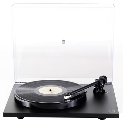 Gramofon REGA Planar 1 Czarny, Manualny, Napęd paskowy, Wkładka Rega, Pokrywa w zestawie, Prędkość odtw. 33 1/3,45 obr./min