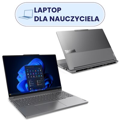 Laptop LENOVO ThinkBook 16p G5 IRX 16" IPS i7-14650H 32GB RAM 1TB SSD GeForce RTX4060 DLSS 3 Windows 11 Professional