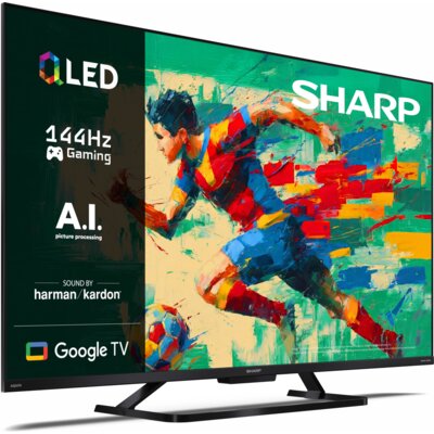 Telewizor SHARP 43GR8765E 43" QLED 4K 144Hz Google TV Dolby Atmos Dolby Vision HDMI 2.1