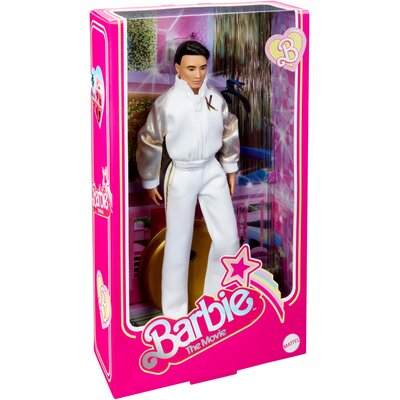 Lalka Barbie The Movie Ken Biało-złoty Dres Disco HPK04