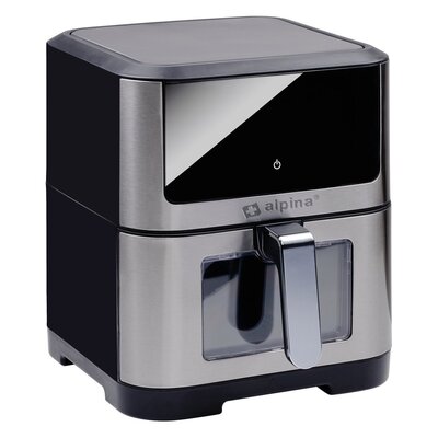 Air Fryer Frytkownica beztłuszczowa ALPINA 871125224542 8l z okienkiem do obserwacji postępów gotowania