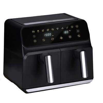 Air Fryer Frytkownica beztłuszczowa ALPINA 871125224012, 8l, z podwójnym koszem, programator czasowy
