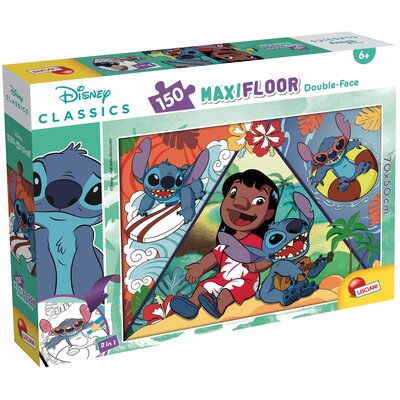 Puzzle LISCIANI MaxiFloor Disney Classics Lilo & Stitch 304-105830 (150 elementów)