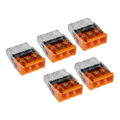 Zestaw szybkozłączek instalacyjnych DPM BMSZW13 3 x 0.5-2.5 mm2 Drut (5 szt.)