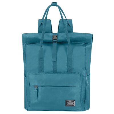 Plecak na laptopa AMERICAN TOURISTER Urban Groove UG25 Roll-Top 15.6 cali Breeze Blue Niebieski