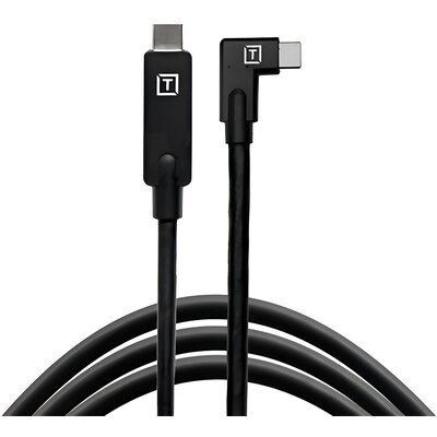 Kabel do tetheringu USB-C - USB-C TETHER TOOLS TetherPro Right Angle 4.6m, 5 Gb/s, 60W Czarny