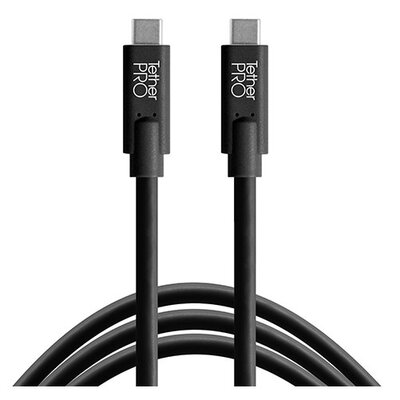 Kabel do tetheringu USB-C - USB-C TETHER TOOLS Pro 4.6m 5 Gb/s 60W Czarny