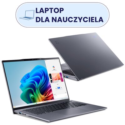 Laptop ACER Swift Go 14 AI SFG14-01-X4XP 14.5" IPS Snapdragon X Plus 16GB RAM 512GB SSD Windows 11 Home