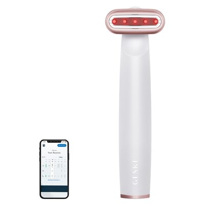 Masażer do twarzy GESKE 7w1 Biało - różowy