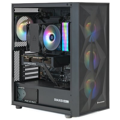 Komputer MAD DOG DIAXID605-I05WR32 i5-12400F 32GB RAM 1TB SSD GeForce RTX4070 DLSS 3 Windows 11 Home