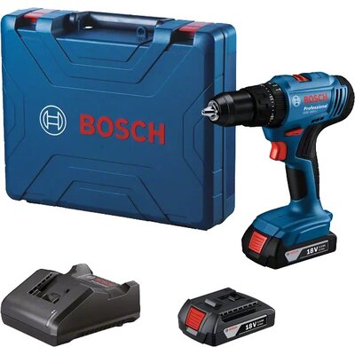 Wiertarko-wkrętarka BOSCH Professional GSB 183-LI 06019K9100 zestaw akumulatorów