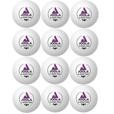 Piłeczki do ping ponga JOOLA Pro 3 star 400555 (12 szt.)