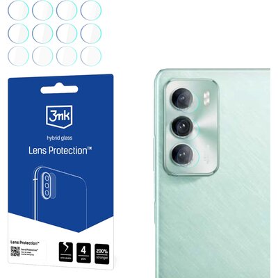 Szkło hybrydowe na obiektyw 3MK Lens Protection do Oppo Reno 12 Pro
