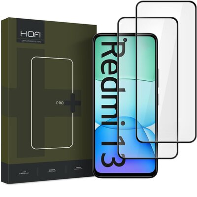Szkło hartowane HOFI Glass Pro+ do Xiaomi Redmi 13 Czarny (2szt.)