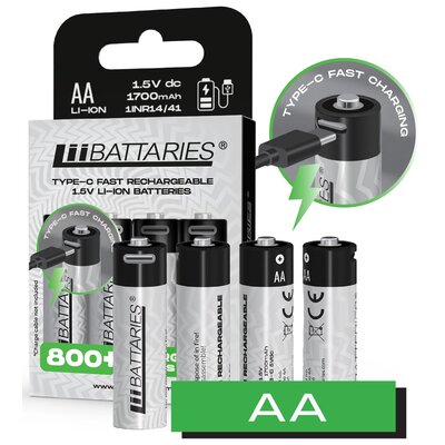 Akumulatorki AA 1700 mAh LIIBATTARIES LIB667097 (4 szt.)