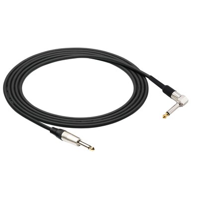 Kabel BLACKBIRD BBIC3K Jack 6.3 mm kątowy - Jack 6.3 mm 3 m