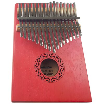 Kalimba JEREMI W-17T-7 Czerwony